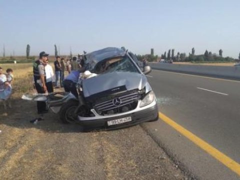 İmişlidə yol qəzası 