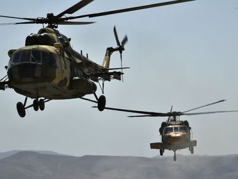 “TurAZ Qartalı - 2020” təlimləri helikopterlərin iştirakı ilə davam edir - VİDEO