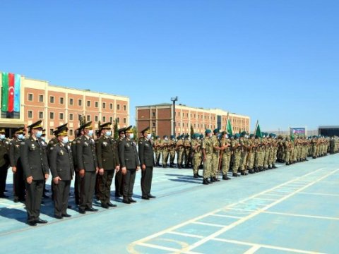 Azərbaycan Ordusunda andiçmə mərasimi keçirildi