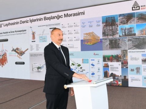 Prezident açılışda: “Bu gün biz vaxtilə tərk edilmiş “Qarabağ” yatağına qayıdırıq” - YENİLƏNİB  