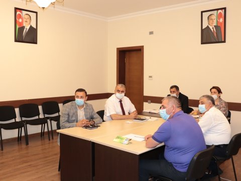 Naftalan Texniki Komitənin onlayn formada ilk iclası keçirilib - FOTO