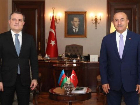 Ceyhun Bayramov Mövlud Çavuşoğlu ilə bu məsələləri müzakirə etdi - FOTO