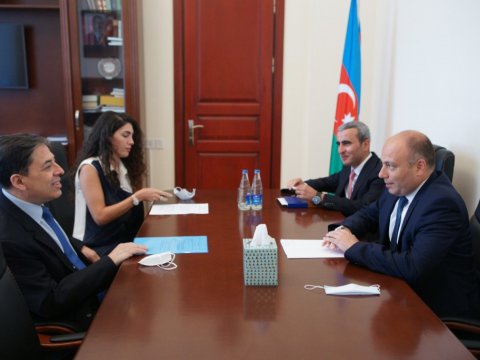Anar Kərimov Braziliyanın ölkəmizdəki səfirilə görüşüb
