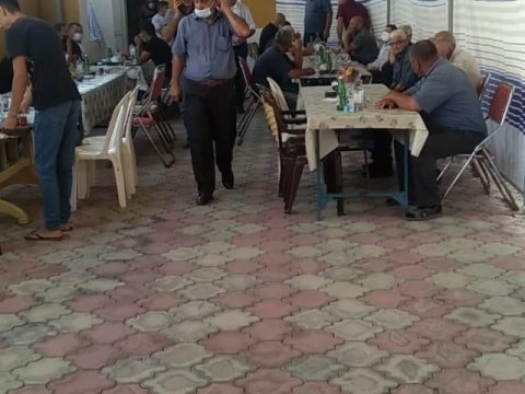 Yas mərasimində iştirak edən 17 nəfər saxlanıldı - FOTOLAR