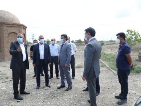 Gəncədə Comərd Qəssab türbəsinin ətrafında abalıq işləri aparılacaq