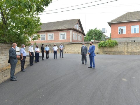 Lənkəranın İcra başçısı asfatlanma işləri ilə tanış olub - FOTO