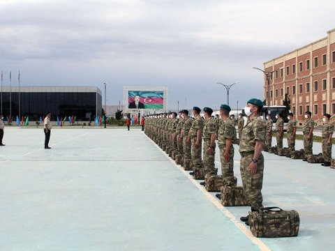 Əfqanıstandakı sülhməramlılarımızın bir qrupu Azərbaycana qayıtdı