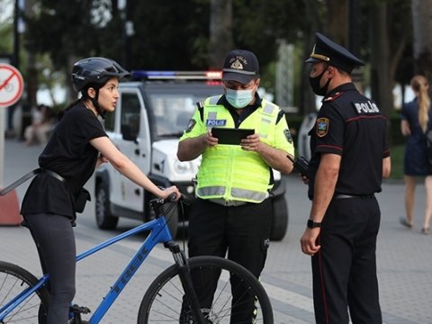 Cərimələnən velosipedçilərlə bağlı rəsmi açıqlama