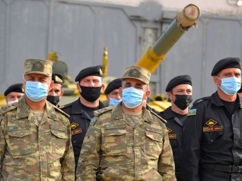 “Tank biatlonu” müsabiqəsində püşkatma - FOTO