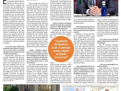 İspaniya mediasında Azərbaycandan bəhs edilib