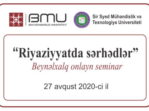 BMU ilə Pakistanın universiteti arasında ilk beynəlxalq onlayn seminar