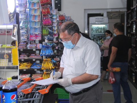 Gəncədə pandemiya əleyhinə qabaqlayıcı tədbirlər davam edir - FOTO  