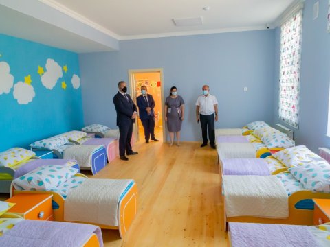 Salyanda 60 nəfərlik uşaq baxçası əsaslı təmir olundu - FOTO