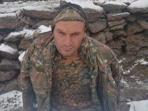 Erməni tərəfi əsir düşən zabiti barədə məlumat yaydı - FOTO