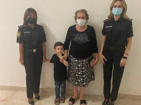 Bakıda itkin düşən 5 yaşlı uşaq tapıldı