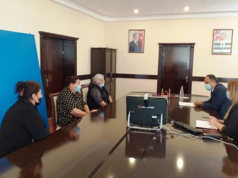 İcra başçısı Şəhid Milli Qəhrəman ailələrini qəbul edib - FOTO
