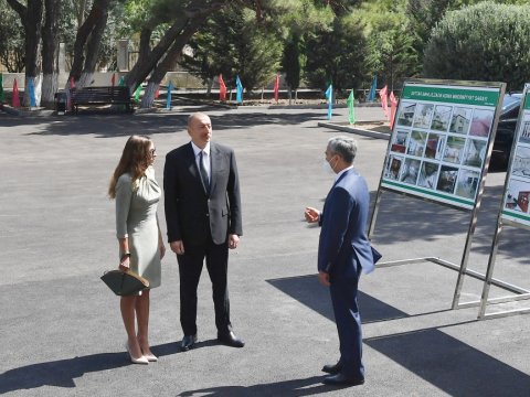 Prezident və Birinci vitse-prezident Mədəniyyət Evinin AÇILIŞINDA