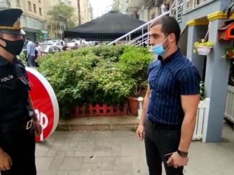 Polis Bakıda nəzarəti gücləndirdi - FOTO