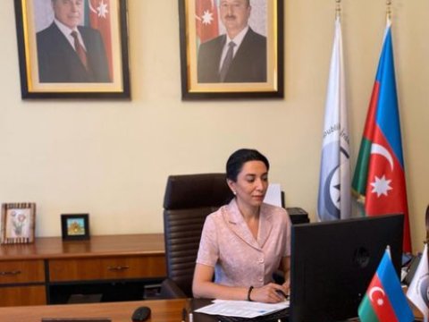 Ombudsman Səbinə Əliyeva onlayn görüş keçirdi – FOTO