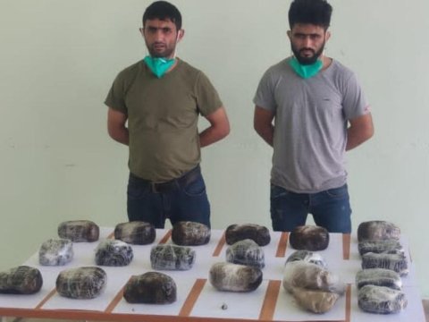 Sərhəd pozucuları saxlanıldı - FOTO