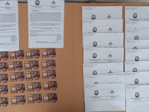 20 imkansız ailəyə birdəfəlik ərzaq yardımı edilib - FOTO