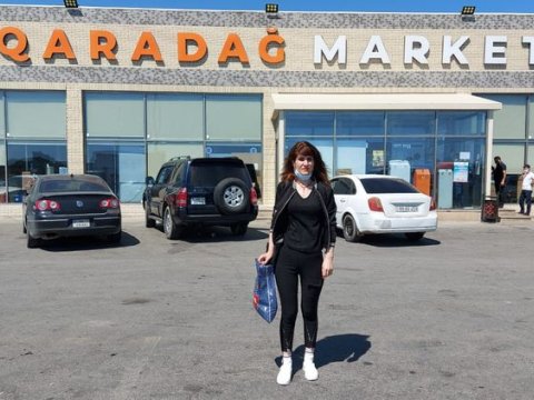 Azərbaycanda koronavirus xəstəsi marketdə satıcı işləyirmiş - FOTO
