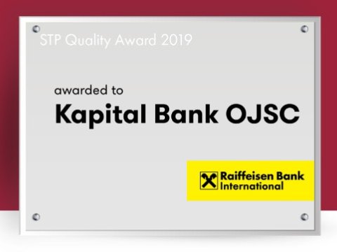 Kapital Bank Raiffeisen Bank International tərəfindən mükafatlandırılıb
