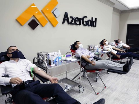 “AzerGold” QSC-də qanvermə aksiyası keçirilib