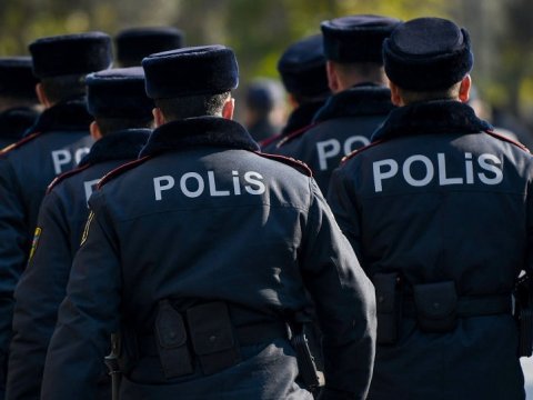 Polisə qarşı zor tətbiq edən şəxs həbs olundu