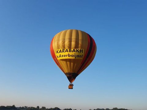 Ukraynada “Qarabağ Azərbaycandır!” şüarı ilə tanıtım - FOTO