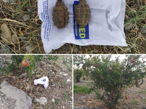 Sumqayıtda əl qumbaraları tapıldı