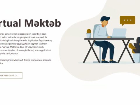 Virtual məktəbdə qeydiyyat dayandırılır