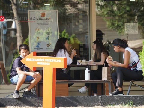 Bu gündən kafe və restoranlar tam açıldı – İlk gündən FOTOREPORTAJ