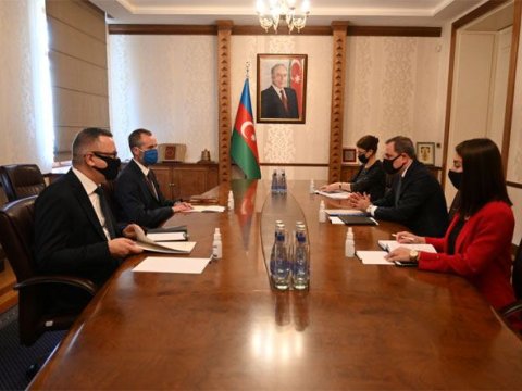 Ceyhun Bayramov Polşanın Azərbaycandakı səfiri ilə görüşüb
