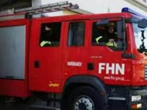 Şəkidə fərdi yaşayış evi yanıb