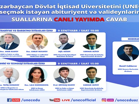 UNEC-i seçmək istəyənlərə özəl canlı yayım: Bütün suallara cavab 