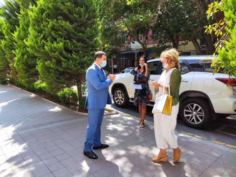 Əlcəzairin Bakıldakı səfiri Naxçıvanın Daimi Nümayəndəliyinə gəldi