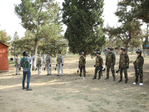 Gəncə gəncləri arasında peyntbol yarışı keçirilib - VİDEO FOTO