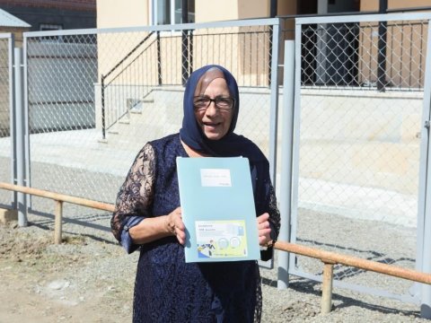 Bir qrup şəhid ailəsi və Qarabağ müharibəsi əlilinə fərdi evlər verildi - FOTO