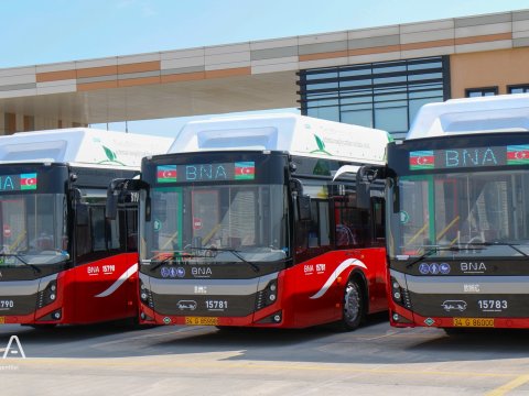 Daha 115 avtobus paytaxta doğru yola çıxdı - VİDEO+FOTOLAR  