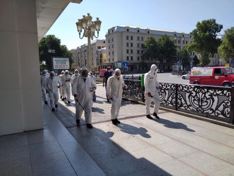 Gəncədə tibbi-profilaktik tədbirlər davam edir - FOTO  