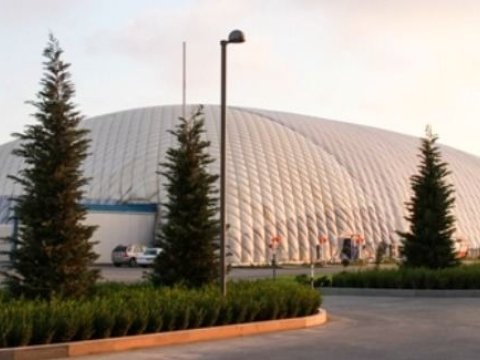 Milli Gimnastika Arenasında köməkçi zal sökülür
