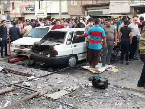 Tehranda güclü partlayış - 1 ölü, 20 yaralı - FOTO