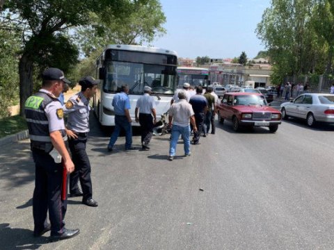 Avtobusla maşın toqquşdu - sərnişin öldü