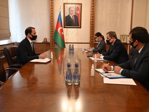 Ceyhun Bayramov yeni səfiri qəbul etdi - FOTO