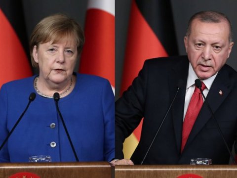 Ərdoğan Merkellə bölgədəki vəziyyəti müzakirə etdi
