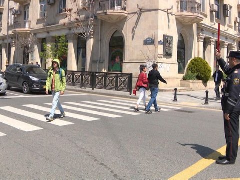 DYP-dən piyadalara müraciət - 40 manat cərimələnə bilərsiniz