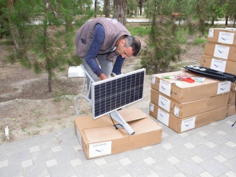 Naftalanda yenilik - parklarda alternativ enerjidən istifadə olunacaq
