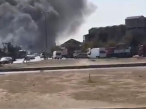 FHN Bakıdakı yanğınla bağlı MƏLUMAT YAYDI