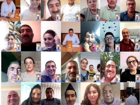 Mahir Abbaszadə seçicilərlə növbəti videoqəbul keçirib